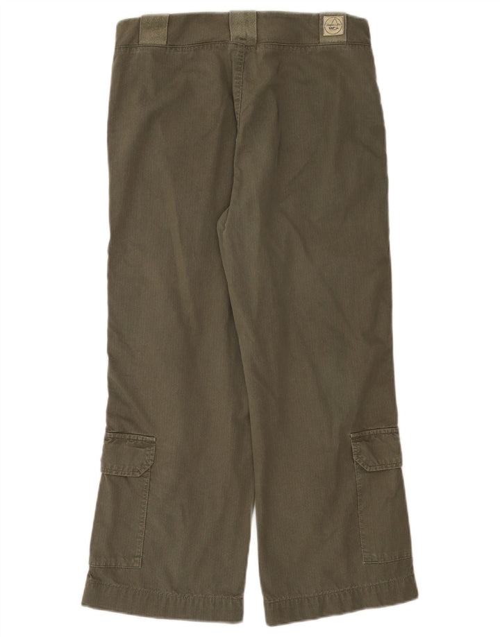 Pantaloni dritti da donna in velluto a coste MURPHY & NYE W28 L23 cotone kaki