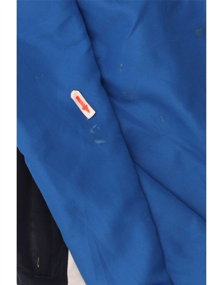 Giacca da uomo con grafica Asics, giacca XL, in poliestere color block blu