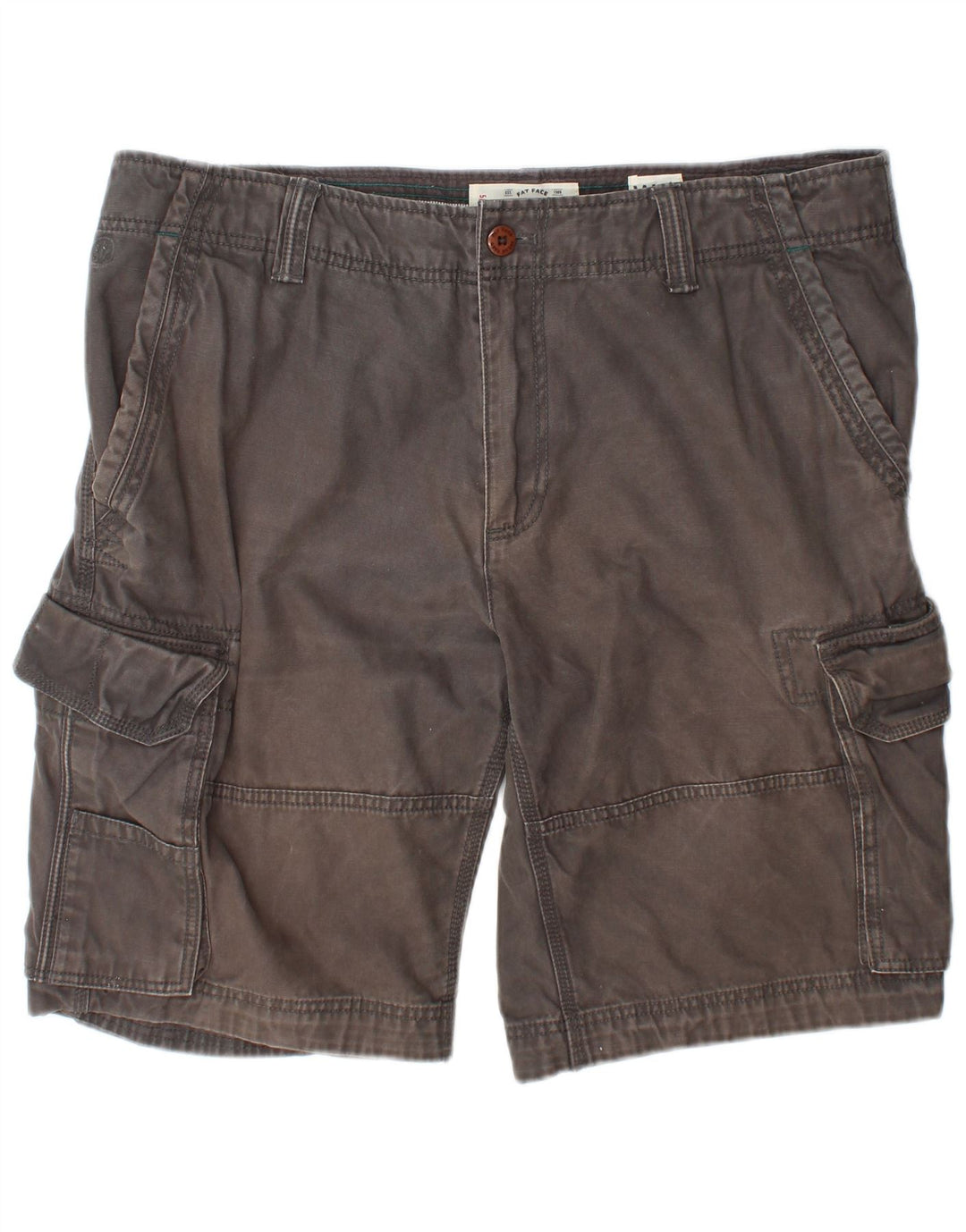 Pantaloncini cargo da uomo Fat Face W38 XL in cotone grigio