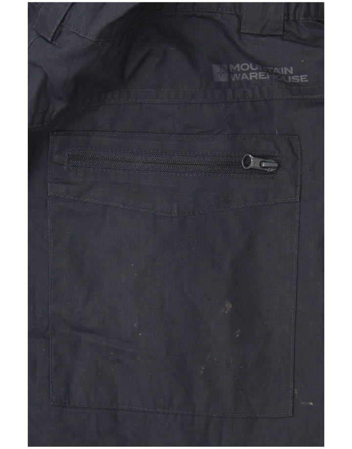 Pantaloni cargo dritti da uomo Mountain Warehouse W30 L32 poliestere blu navy