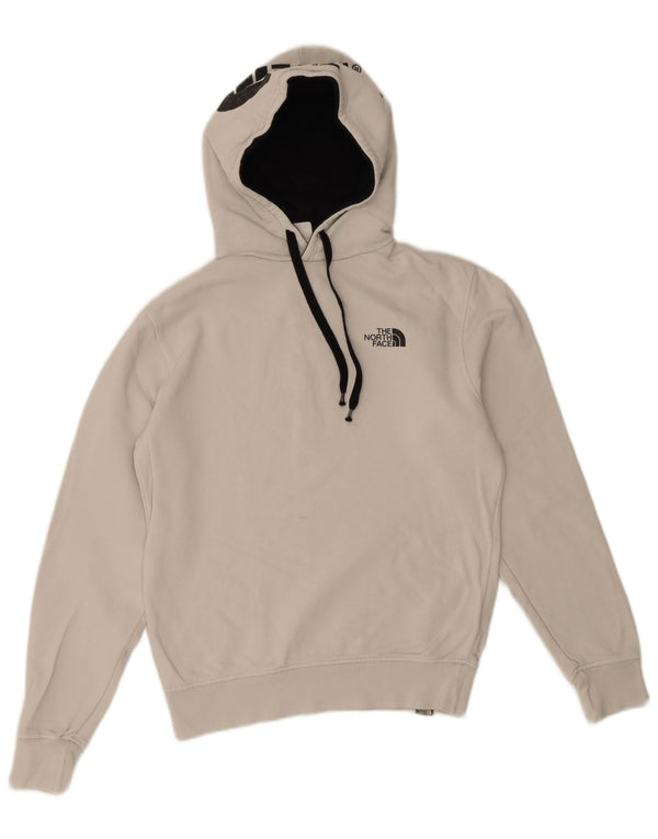 Felpa con cappuccio grafica da uomo The North Face piccola in cotone bianco