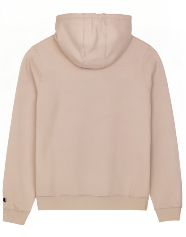 Maglione con cappuccio grafico da donna Champion UK 10 piccolo cotone bianco