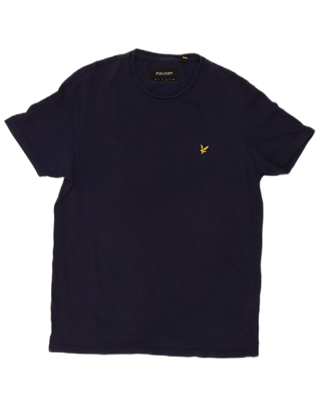 T-shirt da uomo Lyle & Scott Top grande in cotone blu navy