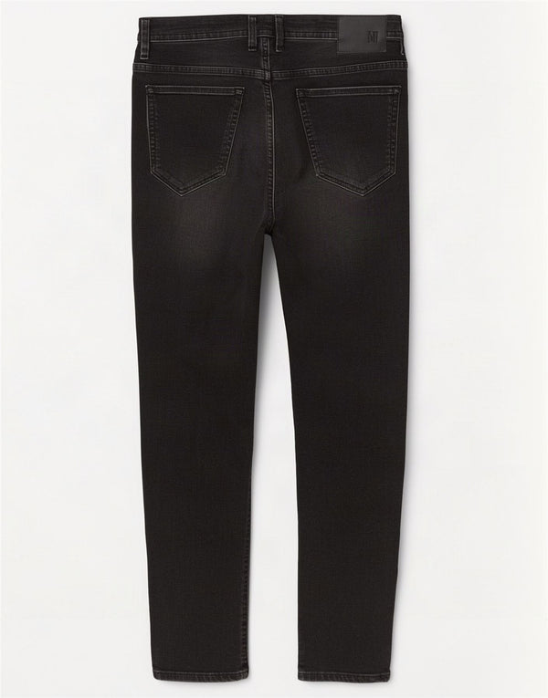 Jeans skinny slim effetto consumato da uomo Diesel THOMMER-C W34 L32 cotone nero