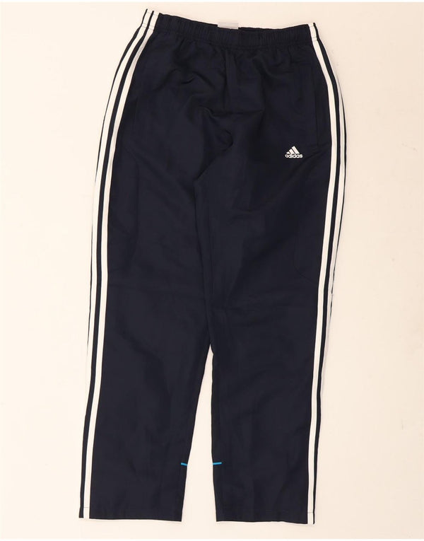 Pantaloni da tuta da uomo Adidas UK 36/38 Small Poliestere blu navy