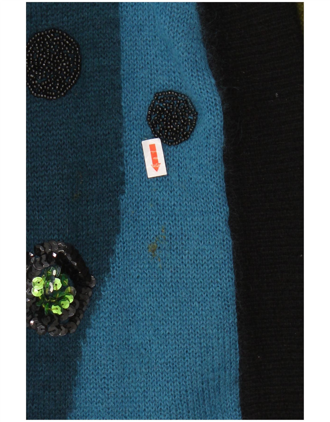 TOPLIKE Maglione cardigan lungo oversize da donna EU 40 Blu medio
