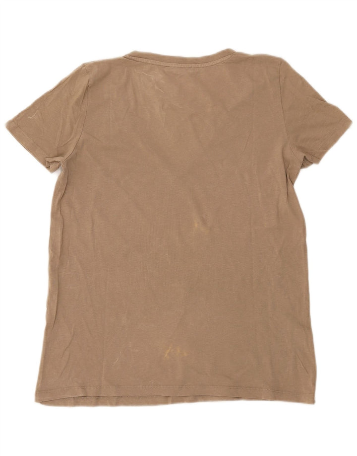 T-shirt Zara da donna Top UK 14 Grigio medio