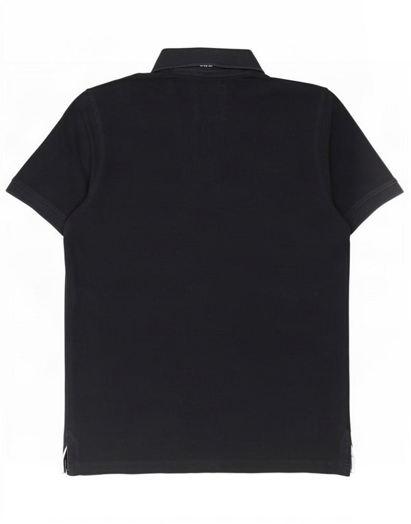 Crew Clothing Mens Polo Shirt Large Navy Blue Cotton