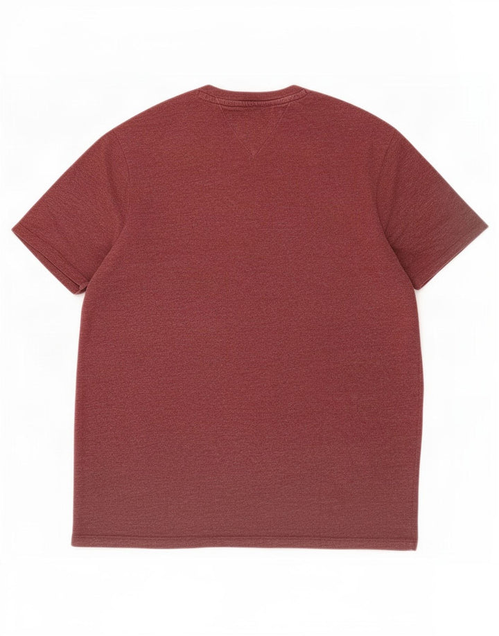 T-shirt da uomo Tommy Hilfiger Top marrone medio