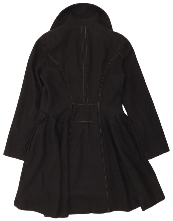 Cappotto da principessa da donna Topshop UK 12 lana nera media