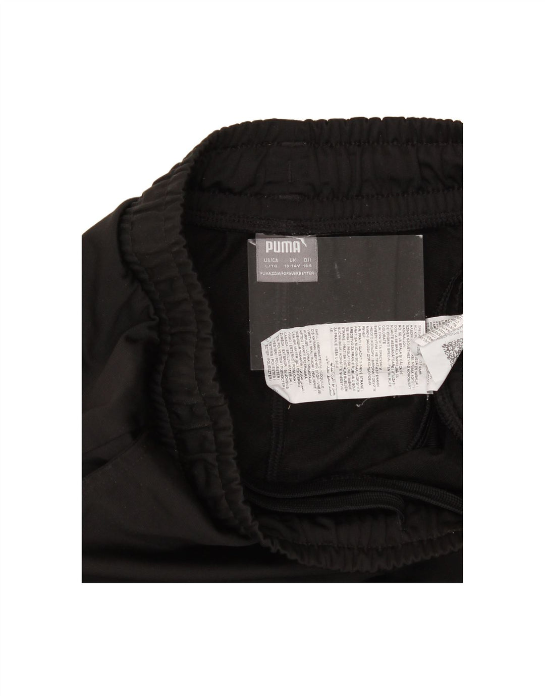 PUMA Boys Tracksuit Trousers Joggers 13-14 Years  Black Polyester
