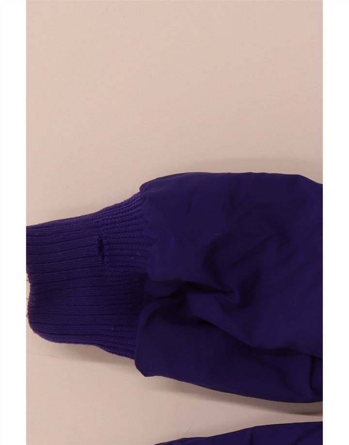 EDDIE BAUER Giubbotto bomber da donna UK 14 Nylon viola medio