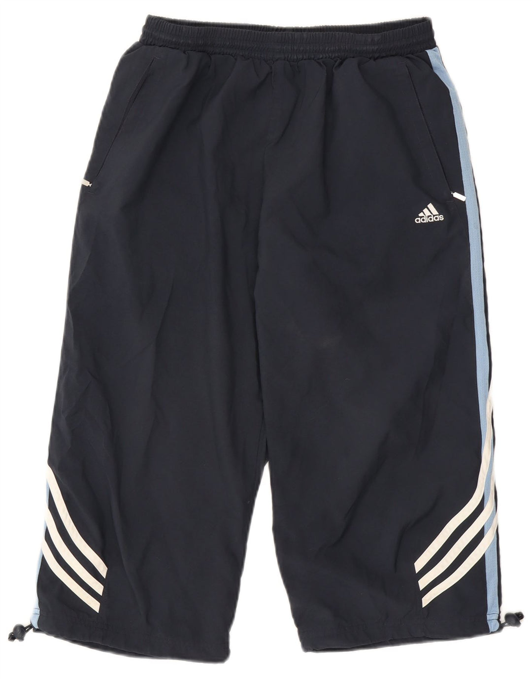 Pantaloncini sportivi Adidas Climacool Bermuda da uomo di grandi dimensioni in poliestere blu navy