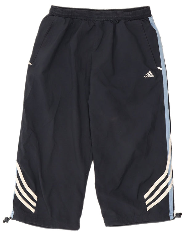 Pantaloncini sportivi Adidas Climacool Bermuda da uomo di grandi dimensioni in poliestere blu navy