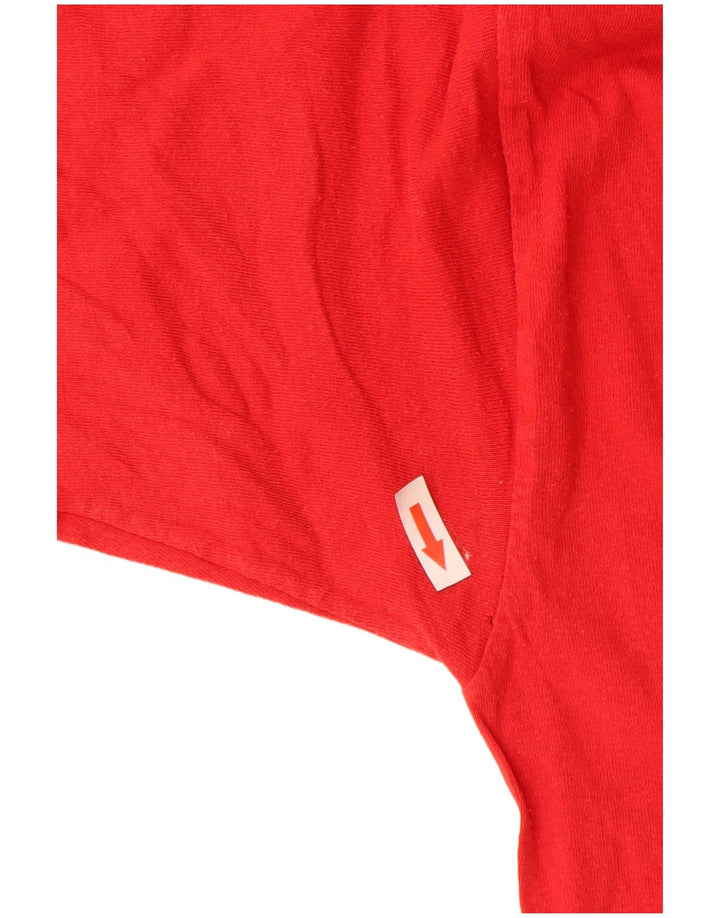 Adidas Uomo Boston Red Sox T-shirt grafica Top Large Rosso