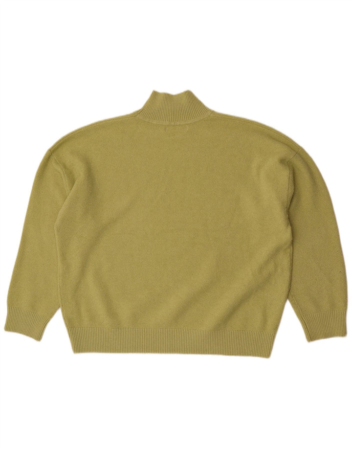 Maglione maglione a collo alto da donna Marks & Spencer UK 16 grande verde