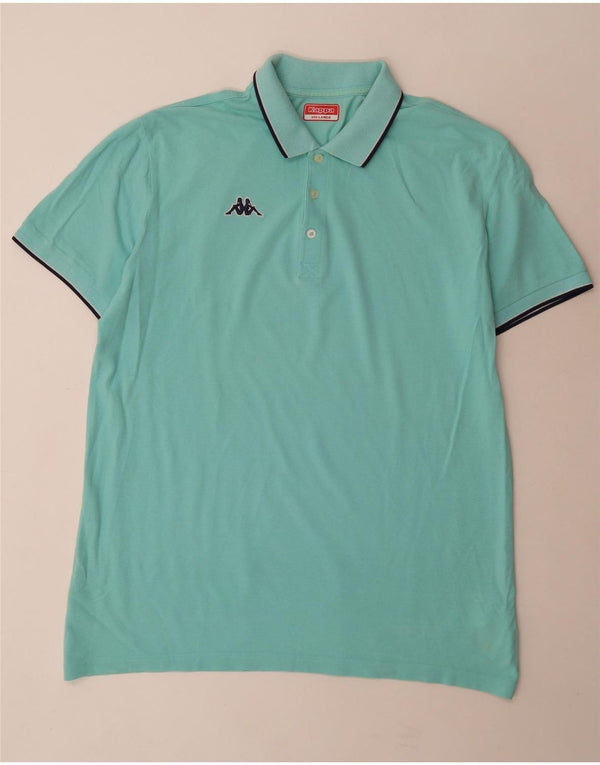 Polo Kappa Uomo 3XL Cotone Turchese