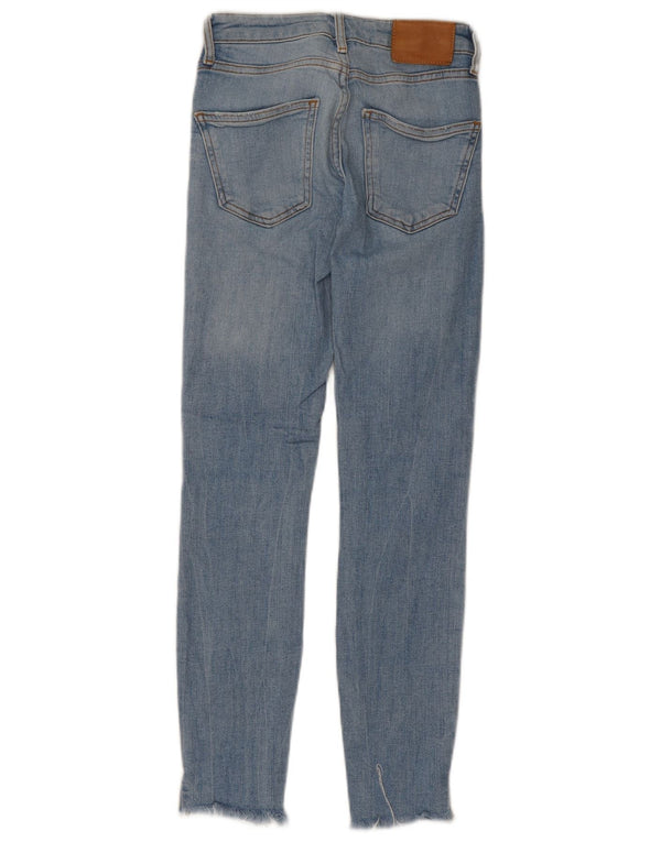 Jeans skinny da donna Zara EU 34 2XS W24 L26 Cotone blu