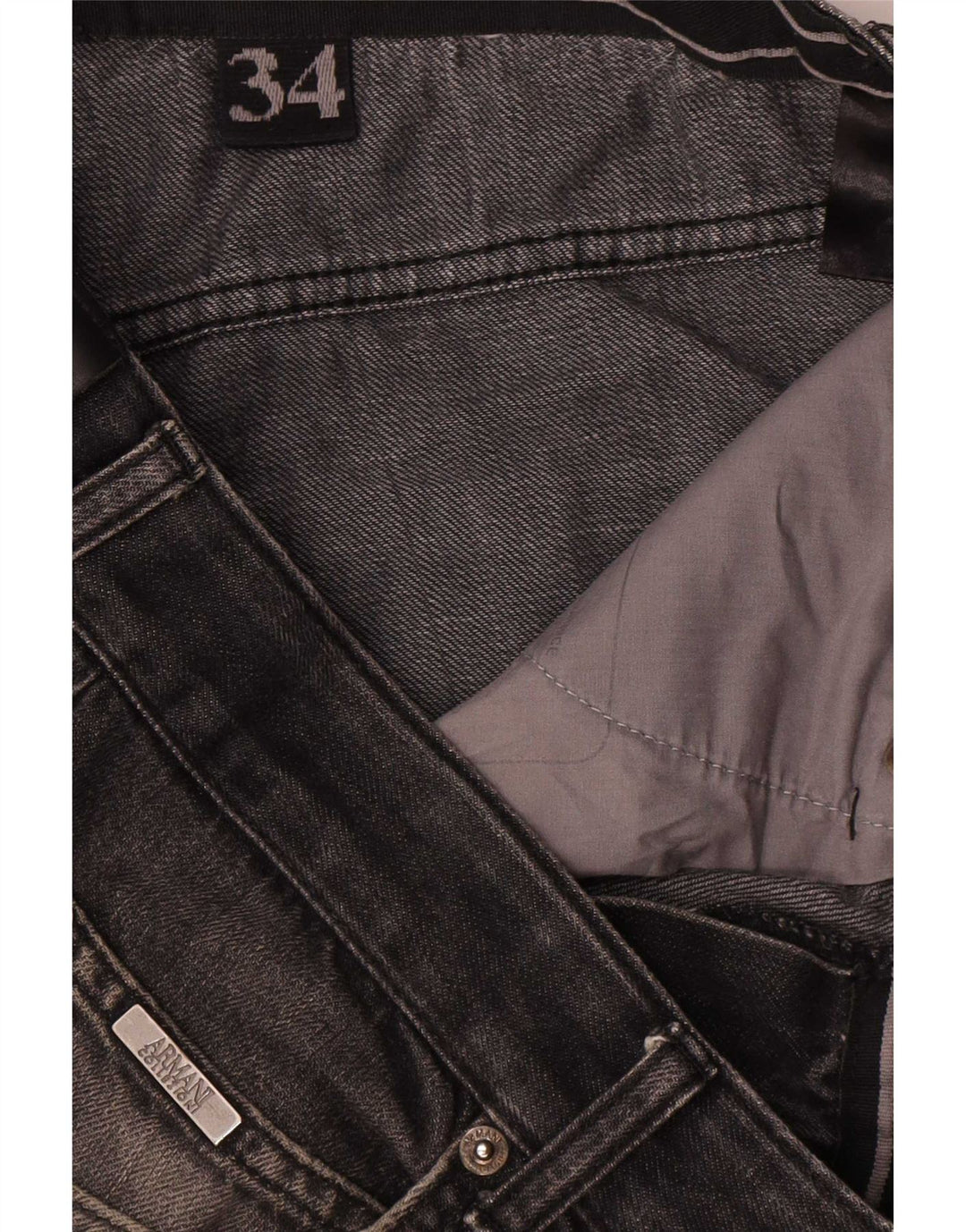 Jeans Bootcut da uomo Armani W34 L31 Grigi
