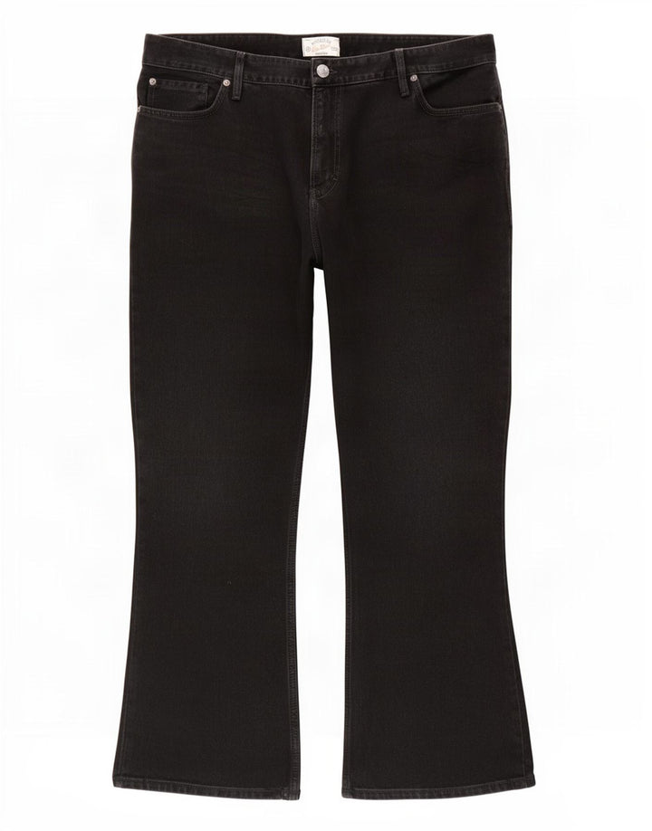 Jeans bootcut da uomo Fat Face W42 L31 cotone nero