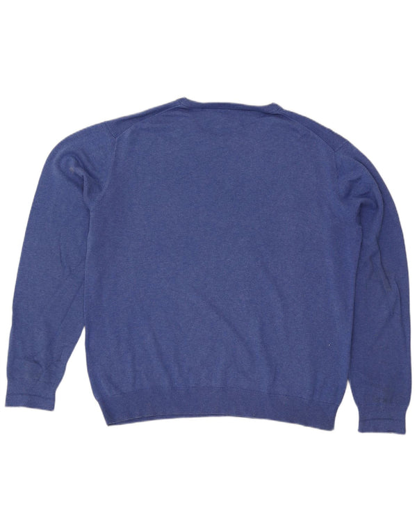 Maglione maglione girocollo da uomo Gant 2XL cotone blu