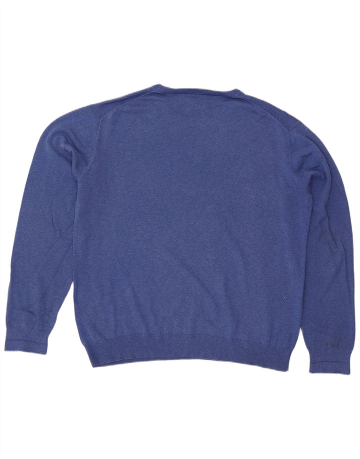 Maglione maglione girocollo da uomo Gant 2XL cotone blu