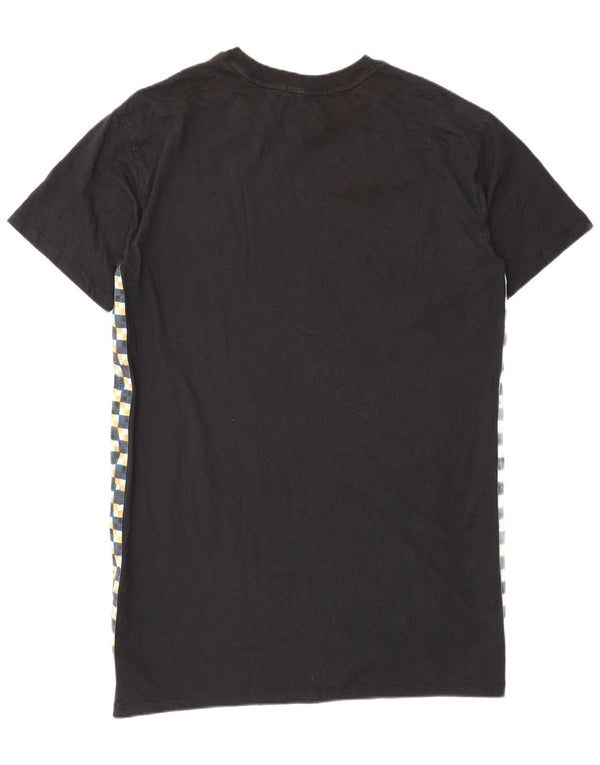 Abito T-shirt oversize da donna Vans UK 10 piccolo cotone geometrico nero