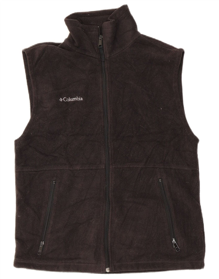 Gilet in pile da uomo Columbia UK 36 piccolo poliestere grigio