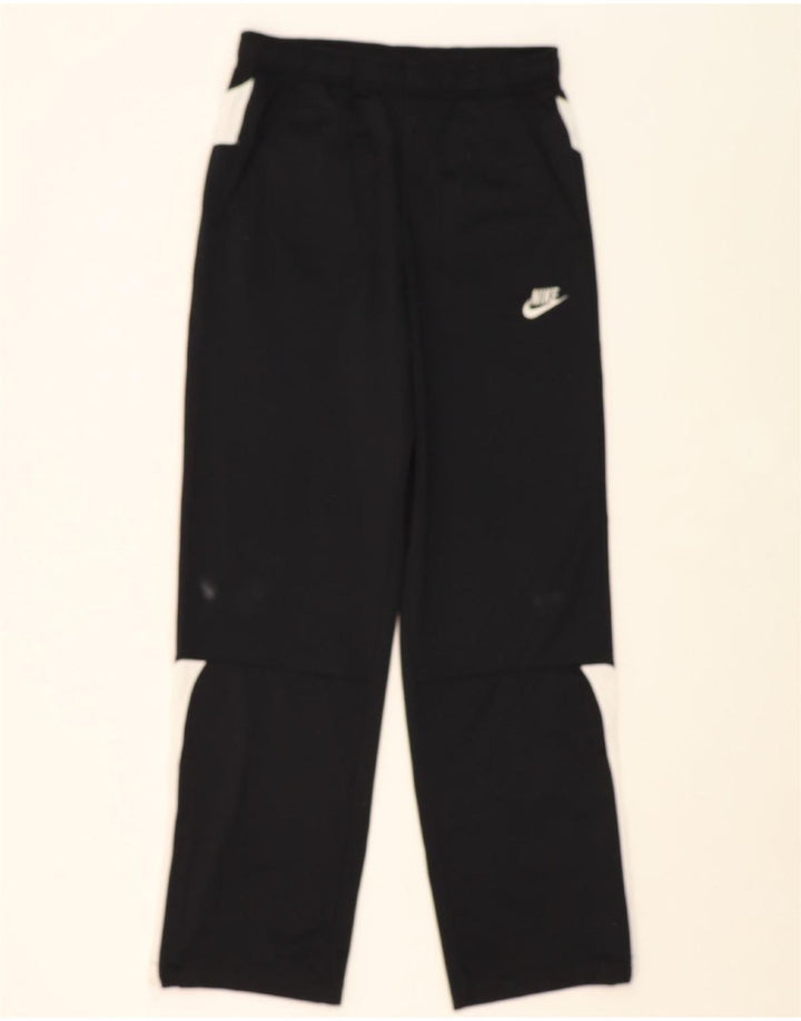 NIKE Mens Tracksuit Trousers Small Black Colourblock Polyester Vintage Nike and Second-Hand Nike from Messina Hembry 