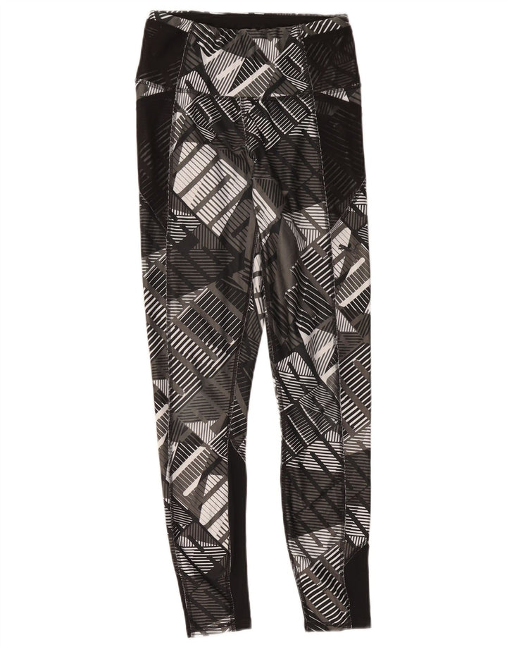 Leggings grafici da donna Puma UK 4 XS poliestere nero