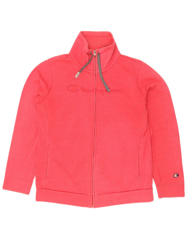 Giacca da tuta grafica da donna Champion UK 14 grande cotone rosa