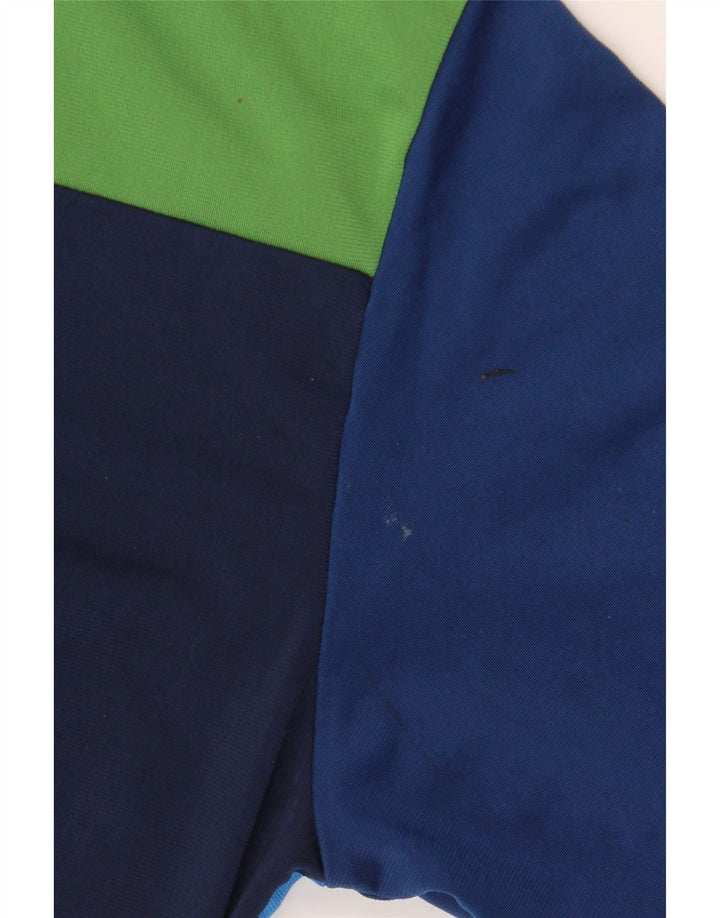 Adidas Mens Tracksuit Top Jacket Medium Multicoloured Colourblock Polyester