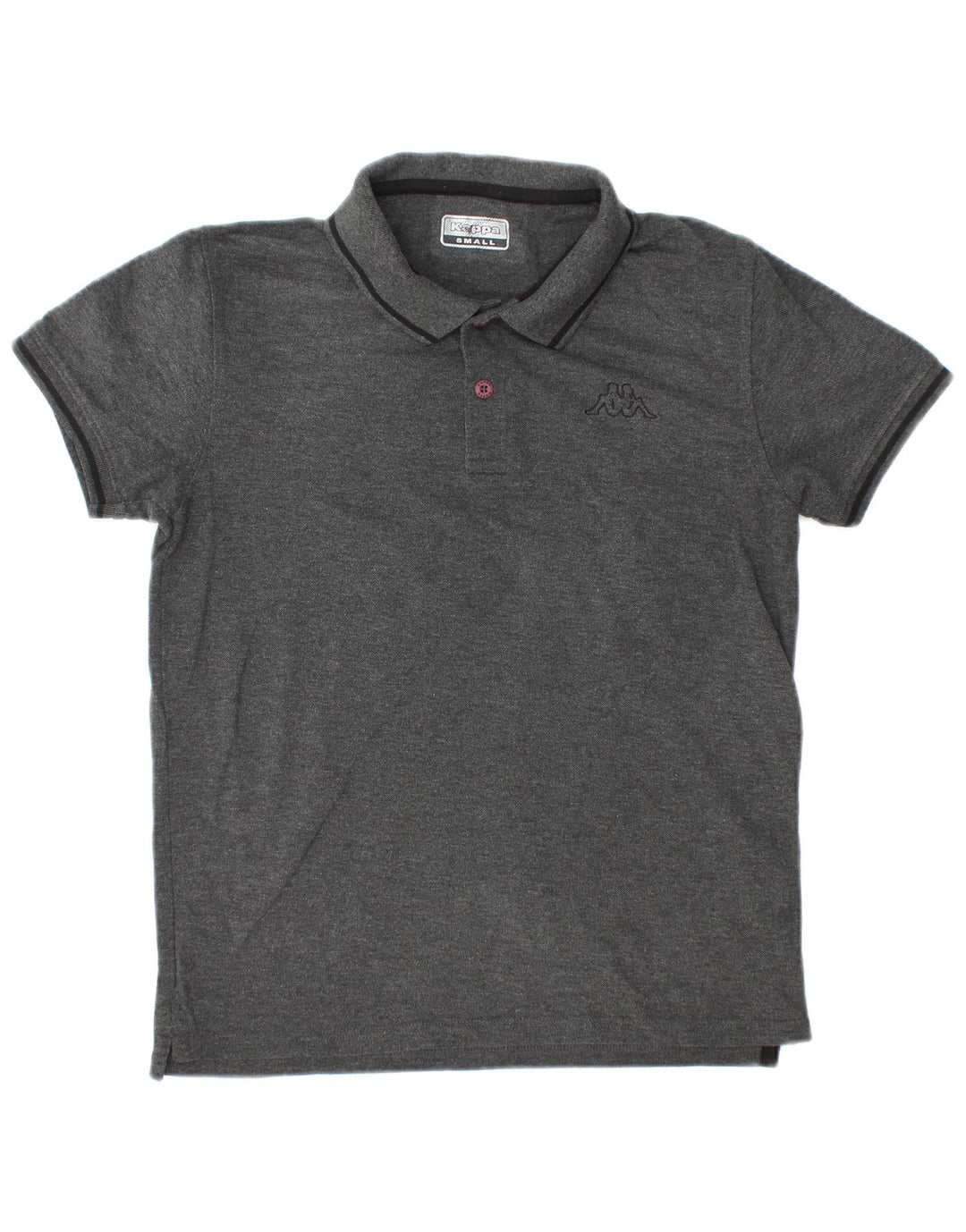 Polo Uomo Kappa Small Grigio Cotone