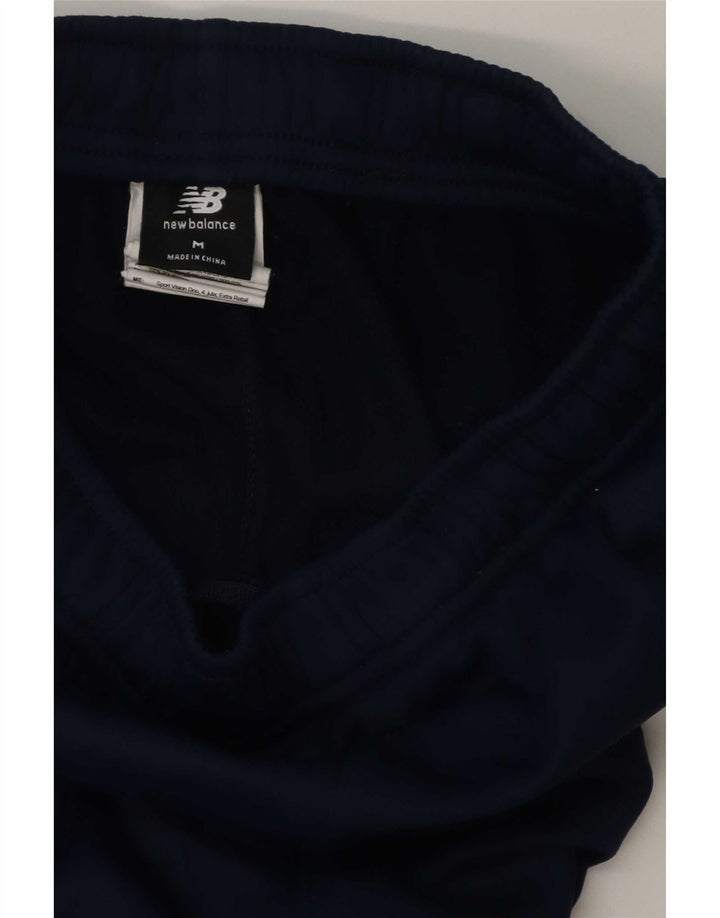 Pantaloni da tuta con grafica New Balance da uomo in poliestere medio blu navy