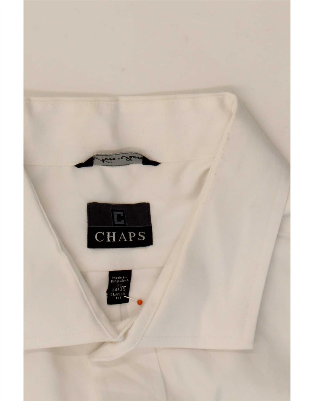 Camicia da uomo Chaps taglia 17 XL bianca