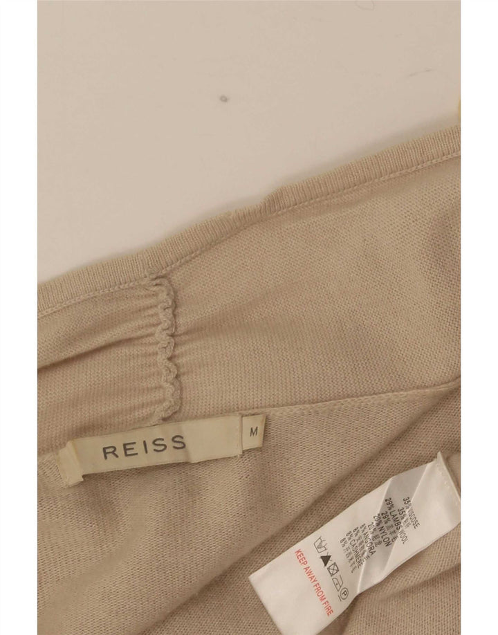 Maglione Bolero da donna Reiss UK 14 Viscosa beige medio