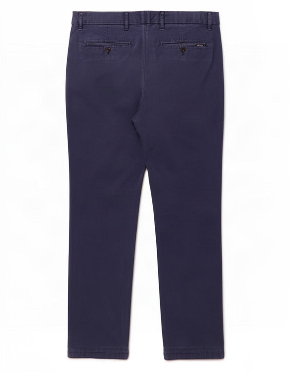 Tommy Hilfiger Mens Straight Chino Trousers W34 L32 Blue Cotton