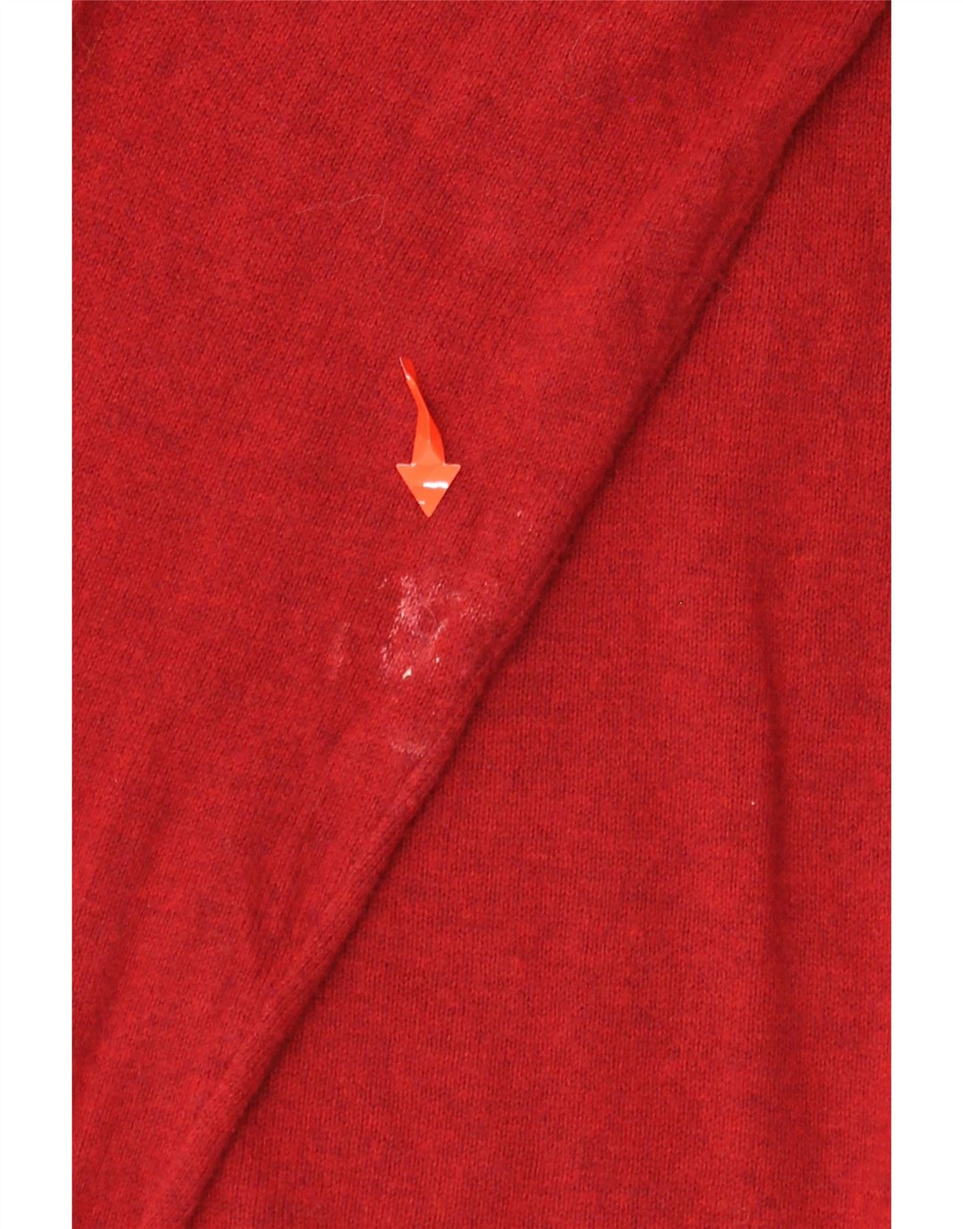 Maglione da uomo con scollo a V SUPERDRY grande cotone rosso