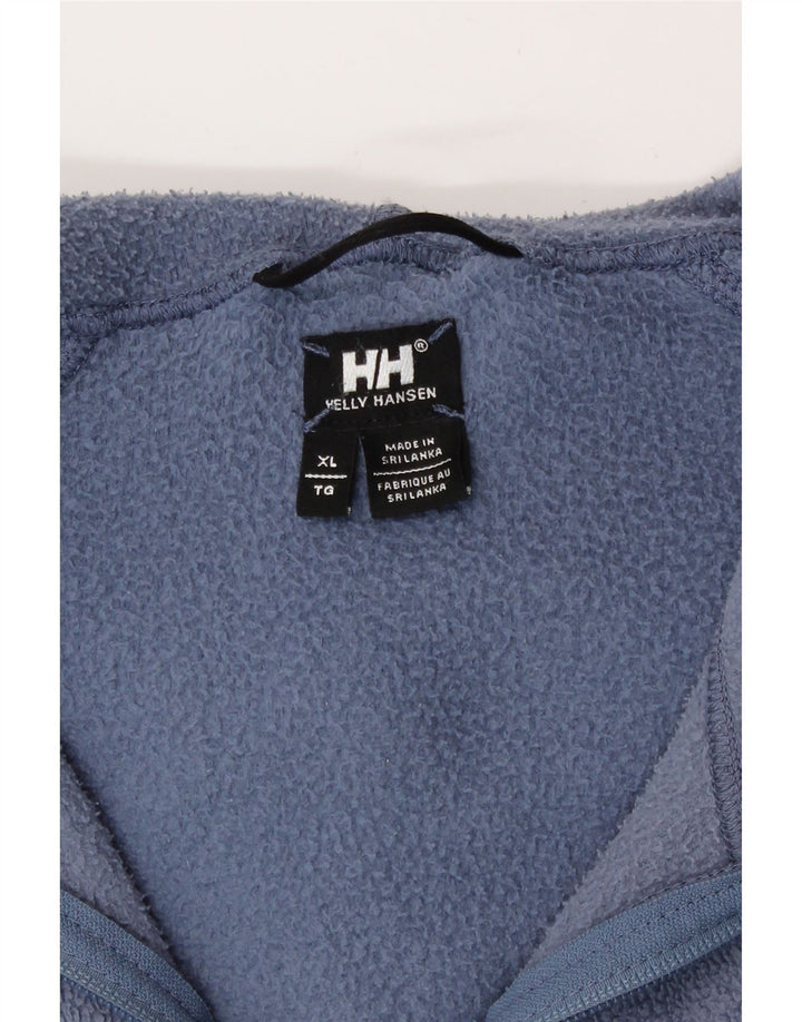 Giacca in pile con cappuccio da donna Helly Hansen UK 18 XL poliestere blu