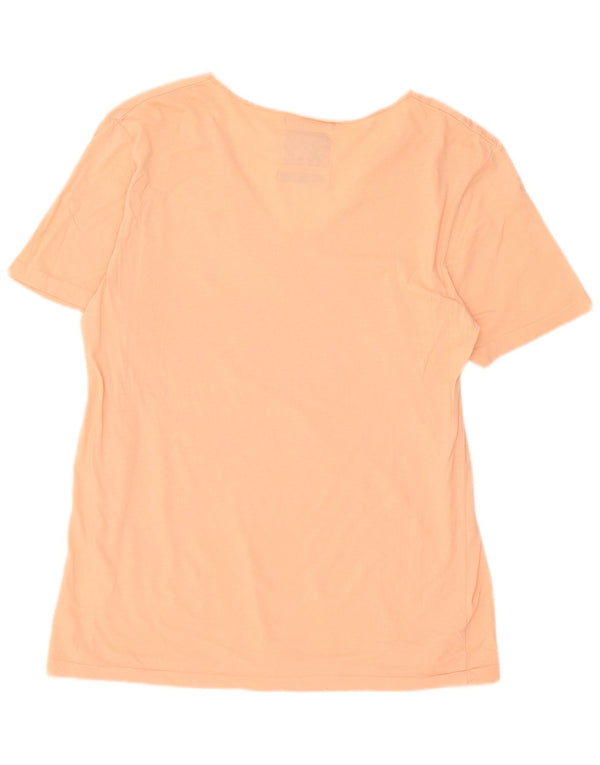 Maglietta da donna All Saints Top UK 16 grande cotone rosa