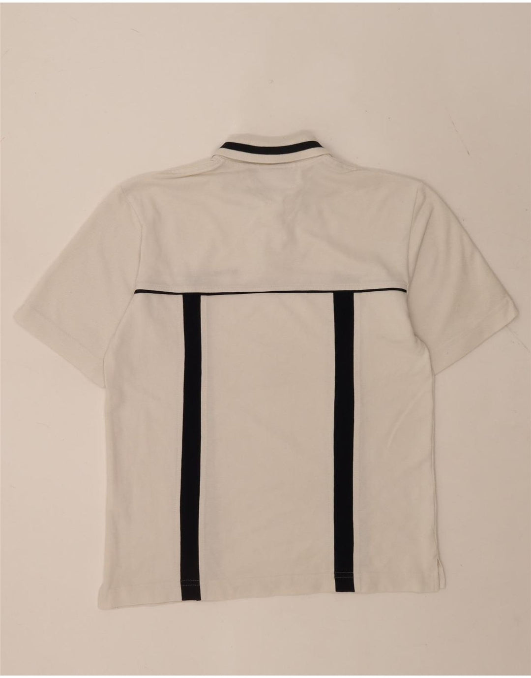 Polo da uomo Sergio Tacchini piccola in cotone color block bianco