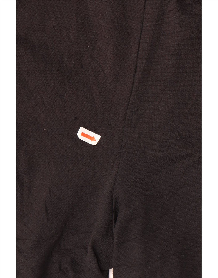 Pantaloncini sportivi Adidas Climalite da uomo, grandi, in poliestere color block nero