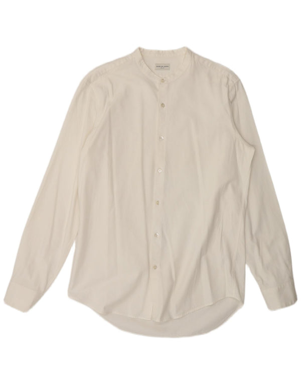 Camicia da uomo Dries Van Noten IT 52 Large in cotone bianco