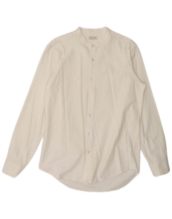 Camicia da uomo Dries Van Noten IT 52 Large in cotone bianco