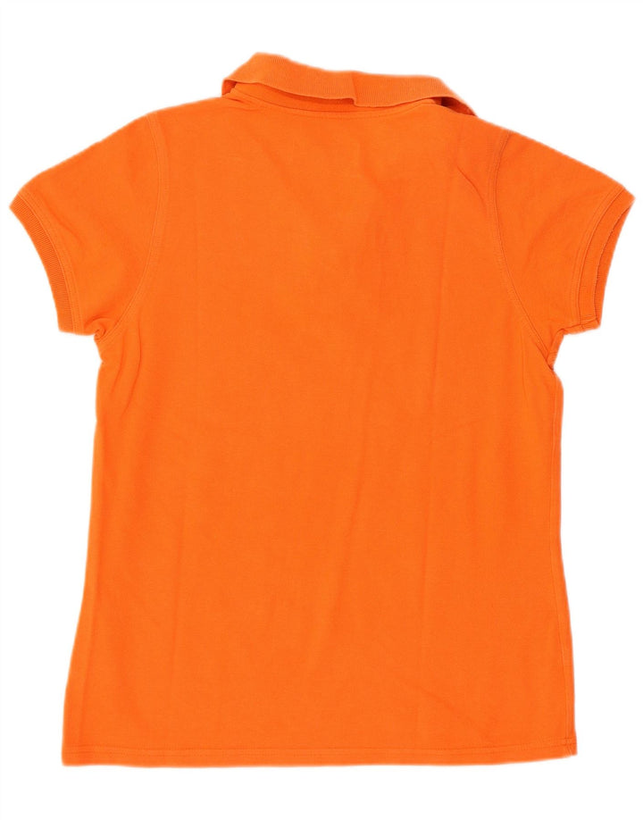 Polo Reebok da donna UK 12 cotone arancione medio