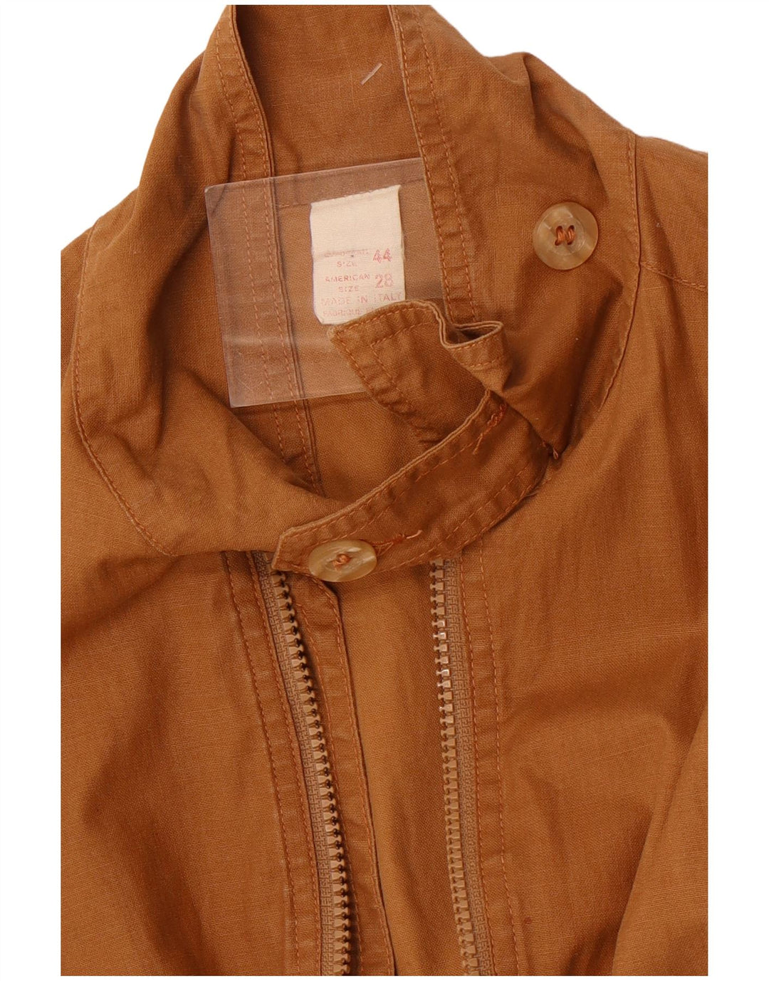 Giubbotto bomber vintage da donna IT 44 marrone medio