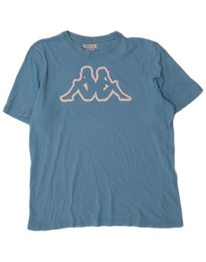 T-shirt grafica da uomo Kappa Top grande blu