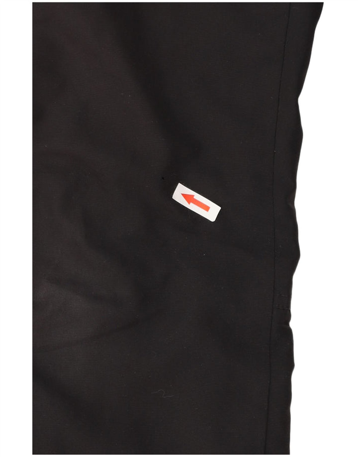 Pantaloni della tuta da donna Adidas UK 10 piccoli poliestere nero