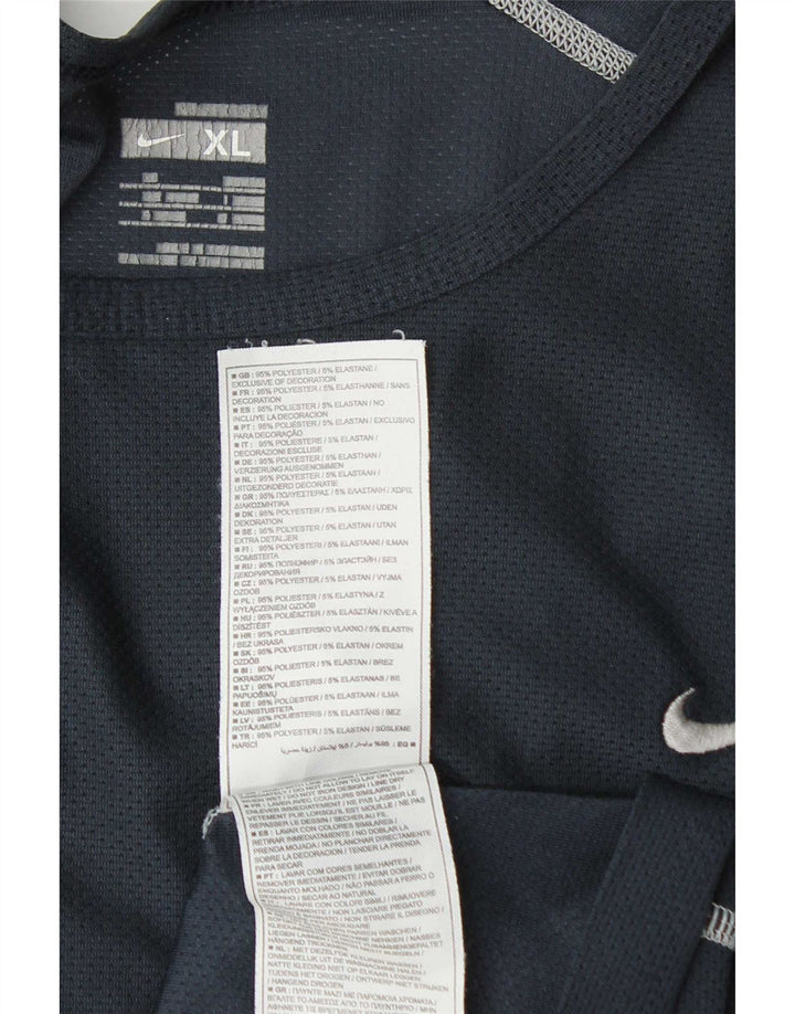 T-shirt da uomo Nike Top UK 45/47 XL blu navy poliestere