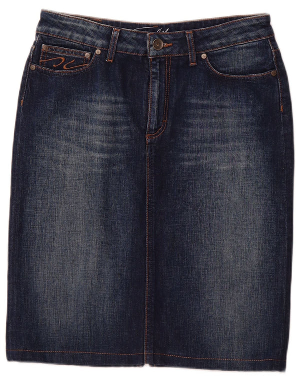 TOMMY HILFIGER Gonna in denim da donna US 10 Large W30 Cotone blu navy